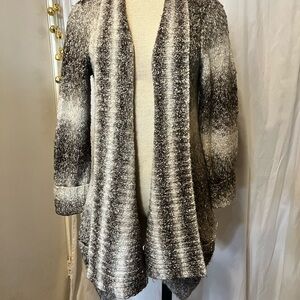 Tommy Bahama Black and Gray Gradient Cardigan